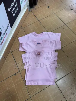 Kids Tshirt Cotton Tshirt Baby Pink