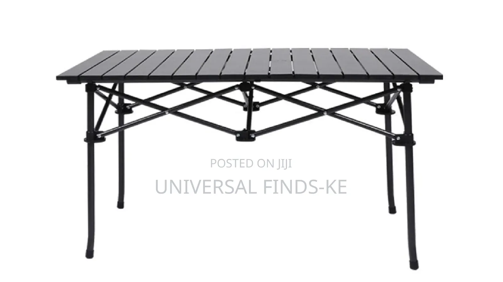 A Metallic Foldable Camping Table