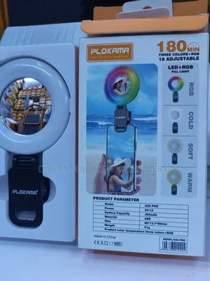 Phone Ringlight 3 Colours RGB Rechargeable Fill Light ( 180min