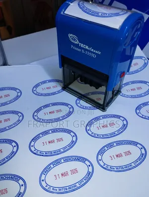 Oval Selfinking Stamp