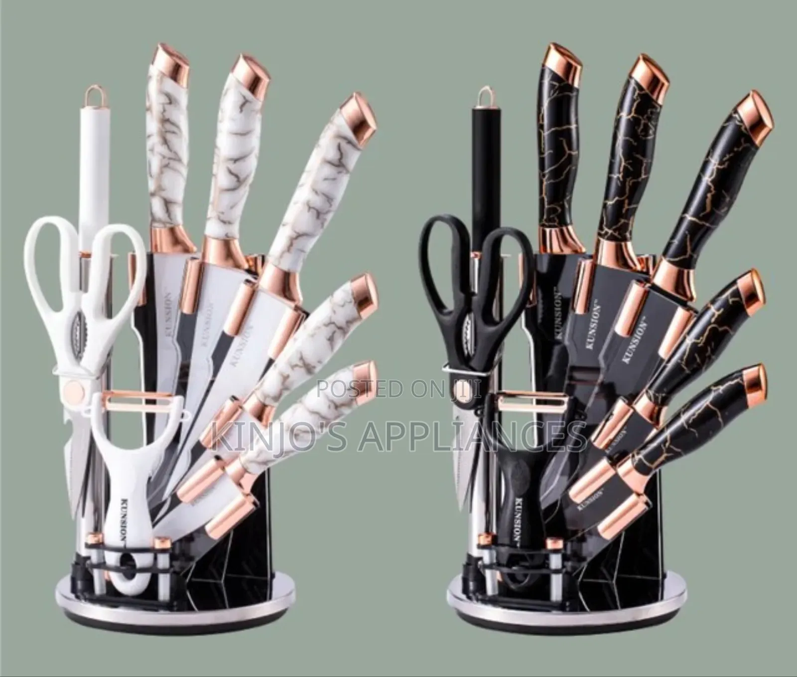 Marble Knife Set