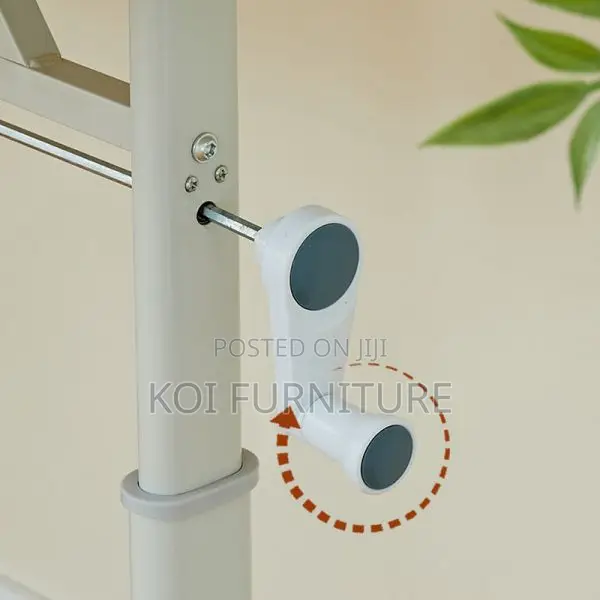 Office Desk : White Adjustable Manual Office Table 1200mm