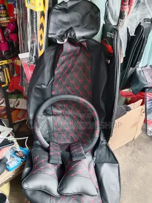 Front and Rear Leather Stitched Waterproof Seat Covers