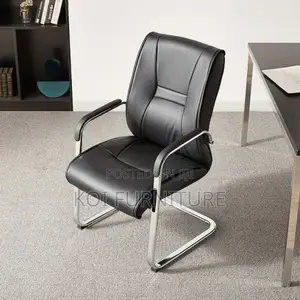 Office Chair : Leather Executive Cantilever Chair