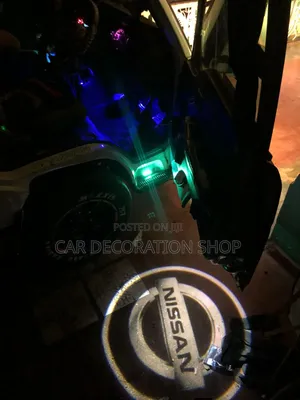 2pcs Nissan Door Open Laser Welcome Puddle Lights