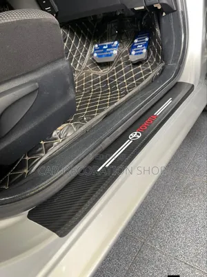 Stylish Toyota Branded Door Sill Stickers