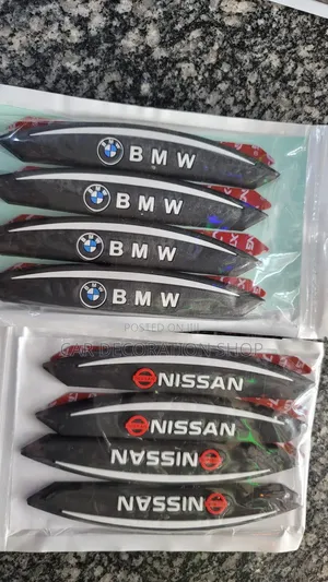 4pc BMW/Nissan Branded Self Adhesivedoor Edge Guard Scratch Protector