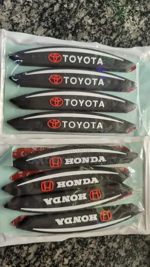 4pc Toyota/Honda Car Door Antiscratch Rubber Stickers