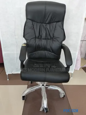 Black Office Leather Chair