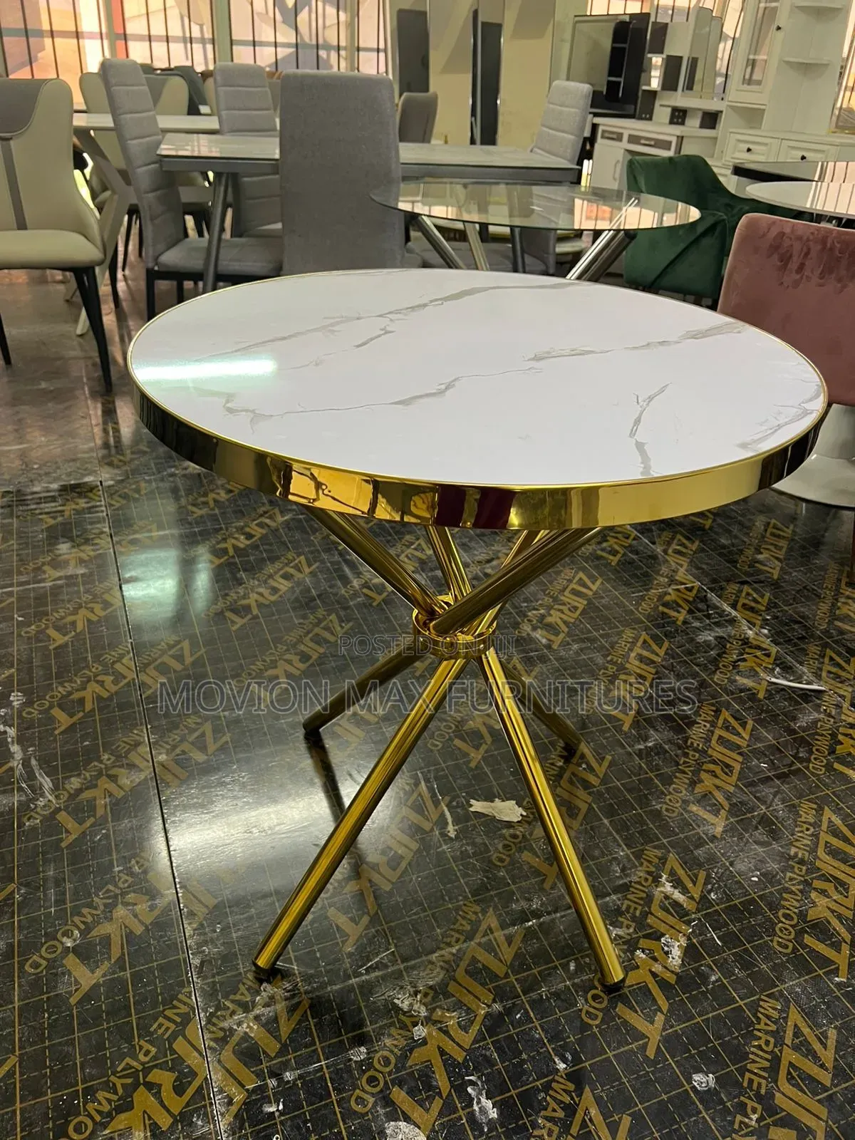 Dinner Round Marble Dinning Table