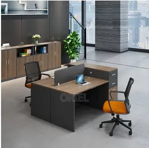 Office Workstations : Contemporary Two Person Office Workstation