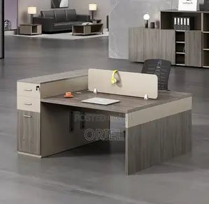 Office Workstations : Contemporary Two Person Office Workstation