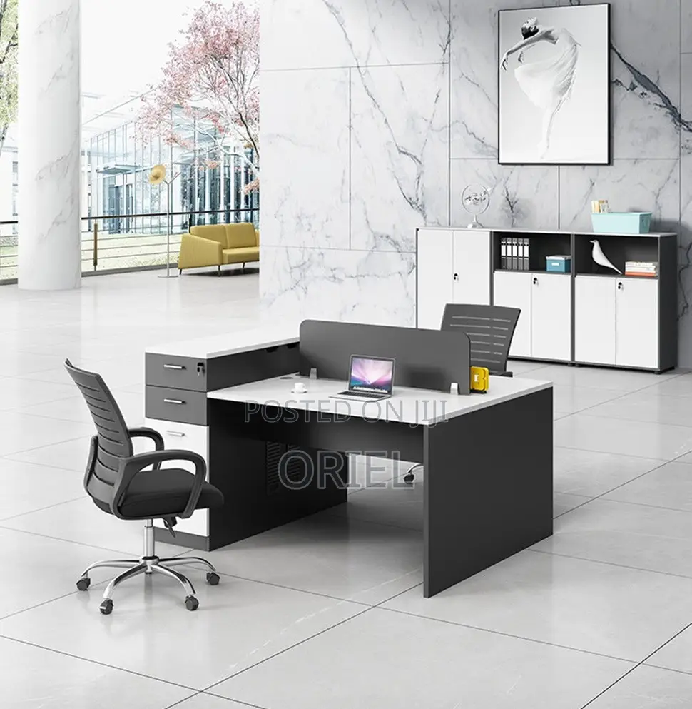 Office Workstations : Contemporary Two Person Office Workstation