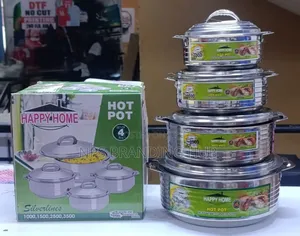 4pcs Happy Home Stainless Steel Hotpots Anm