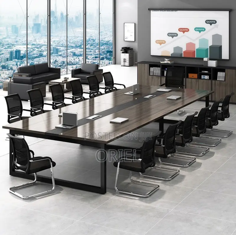 Conference Tables : 2.4 Meter Rectangular Office Conference Table
