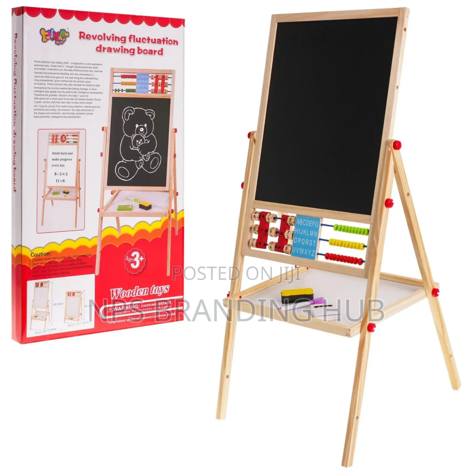 Double Sided Wooden Blackboard. G.L.K