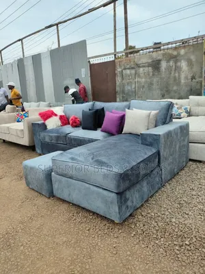 5 Seater L-Shaped Sofa Modern Design.