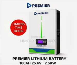 2.5kw 100ah 25.6v Premier Lithium Battery