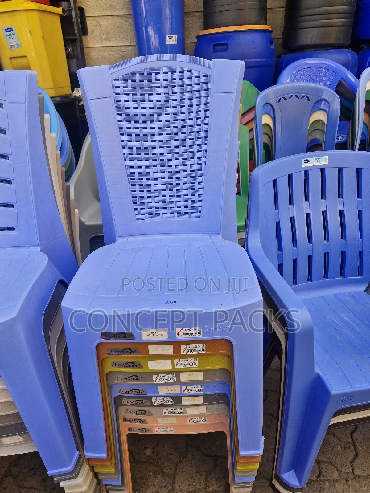Kenstar Hd Plastic Armless Chair