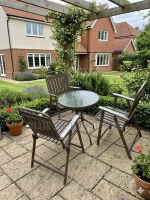 3 Seat Balcon Set Table With Foldable Chair
