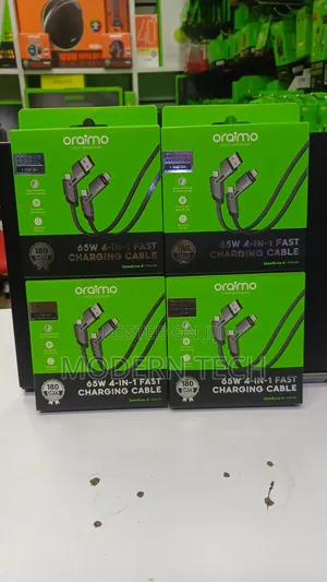 Oraimo Speedline 4 65w 4-in-C Fast Charging Cable (Ocd-155)