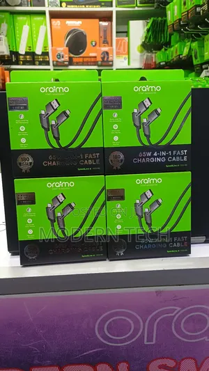 Oraimo Speedline 4 65w 4-in-C Fast Charging Cable