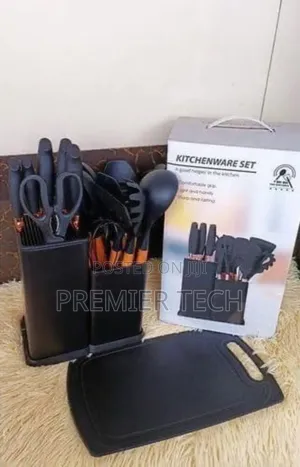 19pcs Silicon Spoons and Knives