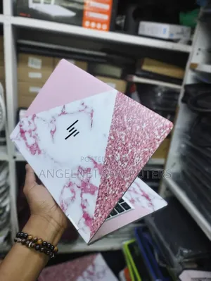 Pink White Laptop Skin