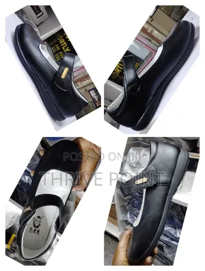 Girls High Quality Leather School Shoes