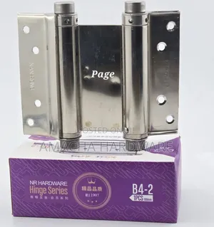 Chrome Double Action Hinges