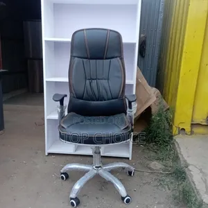 Black Soft Leather Office Chairs