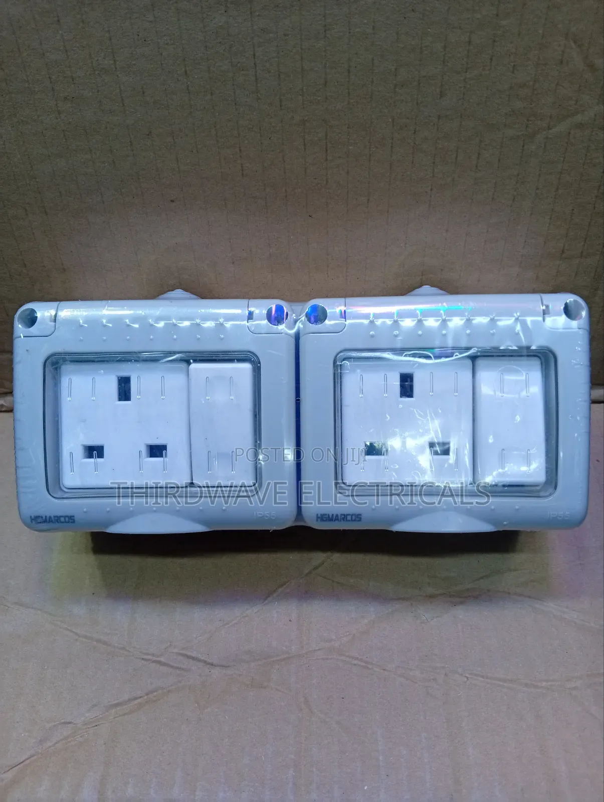 Water Proof Twin Socket