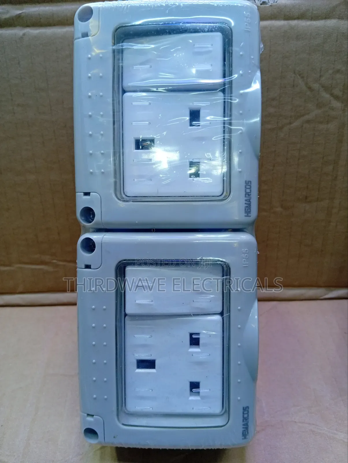 Water Proof Twin Socket
