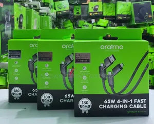 Oraimo Speedline 4, 65w 4-in-1 Fast Charging Cable
