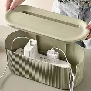 *Cable Storage Box* -Colors Green ,White and Beige