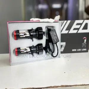 Y7 H4 Mini Projector Led Bulbs – Modern Car Headlight Upgrade Kit