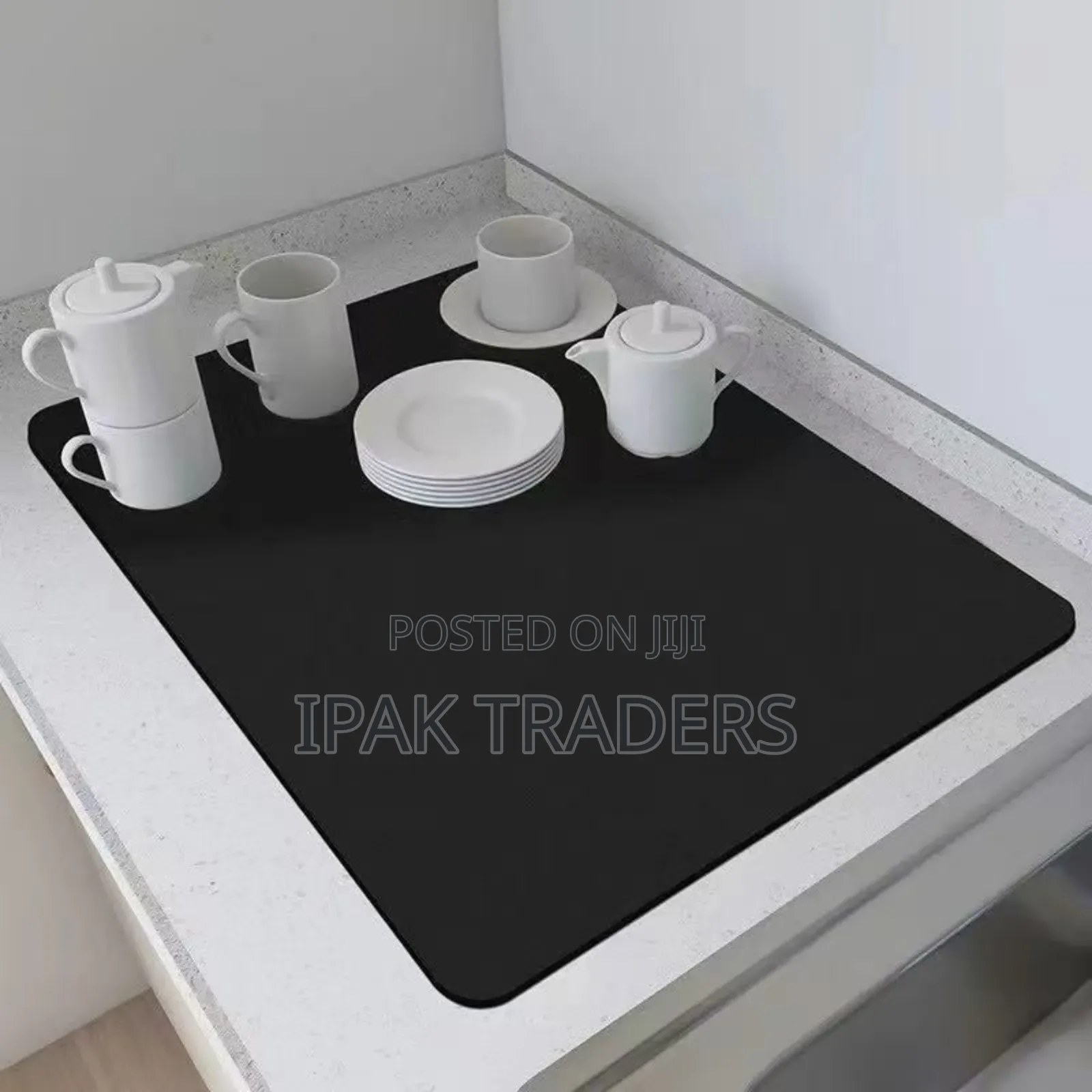 *Super Absorbent Nonslip Drain Dish Drying Mat Size: 40*50 Cm