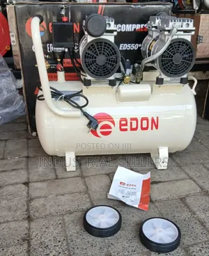 Edon Silent Compressor With 2 Motors 50l