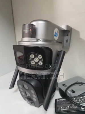 4g Solar Chargeable CCTV Dual Lens CCTV Alarm Siren