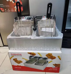 Double Deep Fryer 6liters/ 6 Liters Each