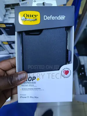 Kloxr Otterbox iPhone 11 Pro Max Defender Series Case - Black, Rugged