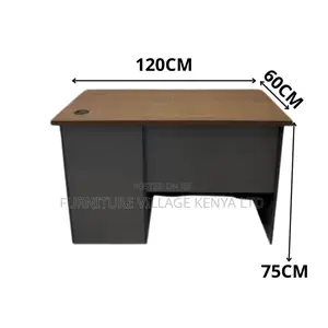 Office Desk; 1.2 Meter Executive Office Desk With Cupboard Storage