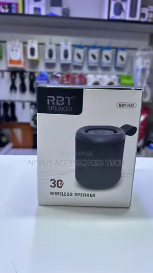 RBT-H20 Wireless Speaker – Bluetooth, Loud Bass, Portable,3c Certified