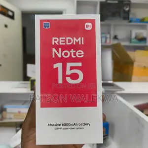 New Xiaomi Redmi Note 15 128 GB Black