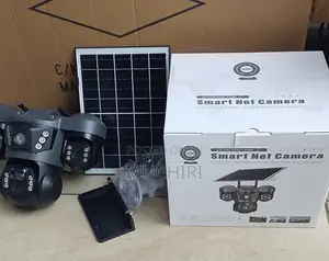 V380pro Solar Powered Wifi Tripple Lens Smart Camera
