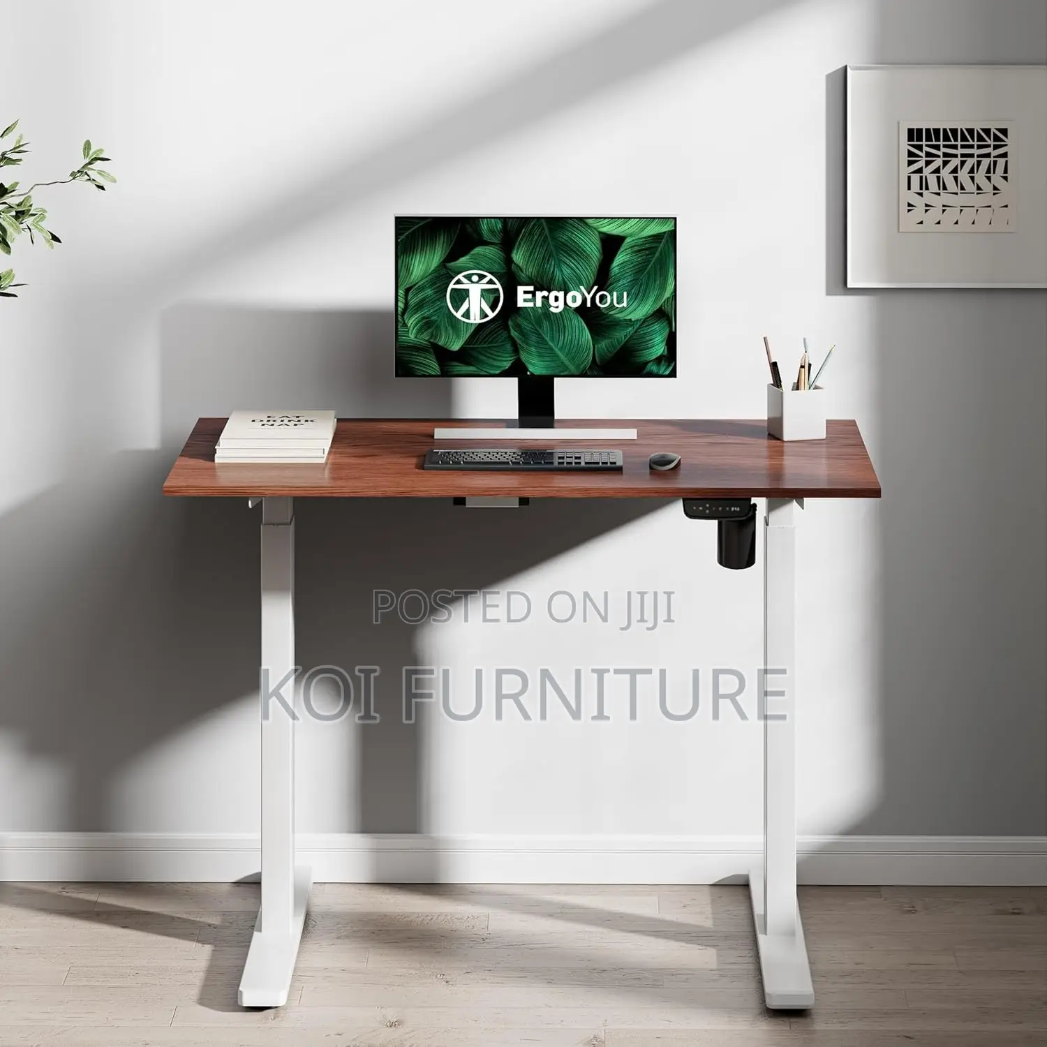 Office Desk; 1.4m Modular Advanced Crafted Adjustable Electric Desk