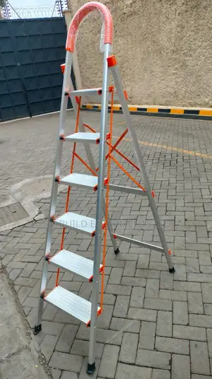 D Type Aluminium Household Ladder(6 Steps)