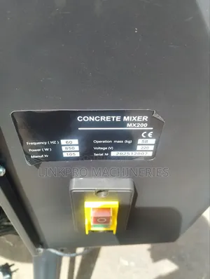 Pacwell Electric Concrete Mixer