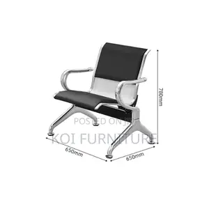 Office Bench; Comfortable Three Seaters Office Reception Stable Bench