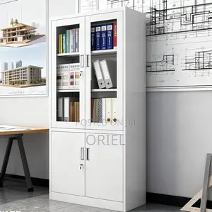 Office 2-Door Cabinet : Lockable Steel Office Cabinet